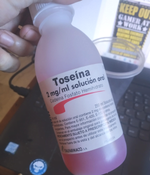 Toseina 2ml solucion oral online - toseina codeine phosphate hemihydrate - Buy Toseina cough syrup - Toseina Lean syrup 2ml