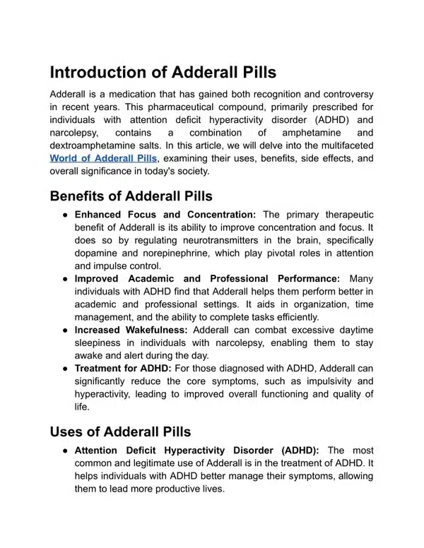 adderall 30 mg guide
