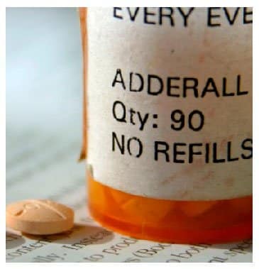 adderall drug class