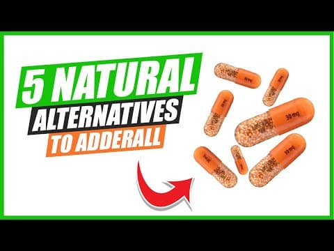 alternatives to adderall comparison